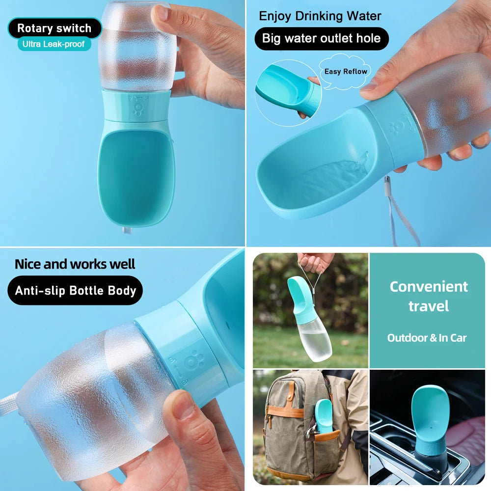 Portable Pet Water Bottle Dispenser