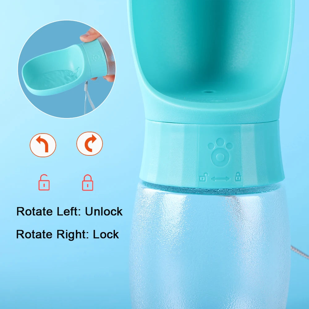 Portable Pet Water Bottle Dispenser