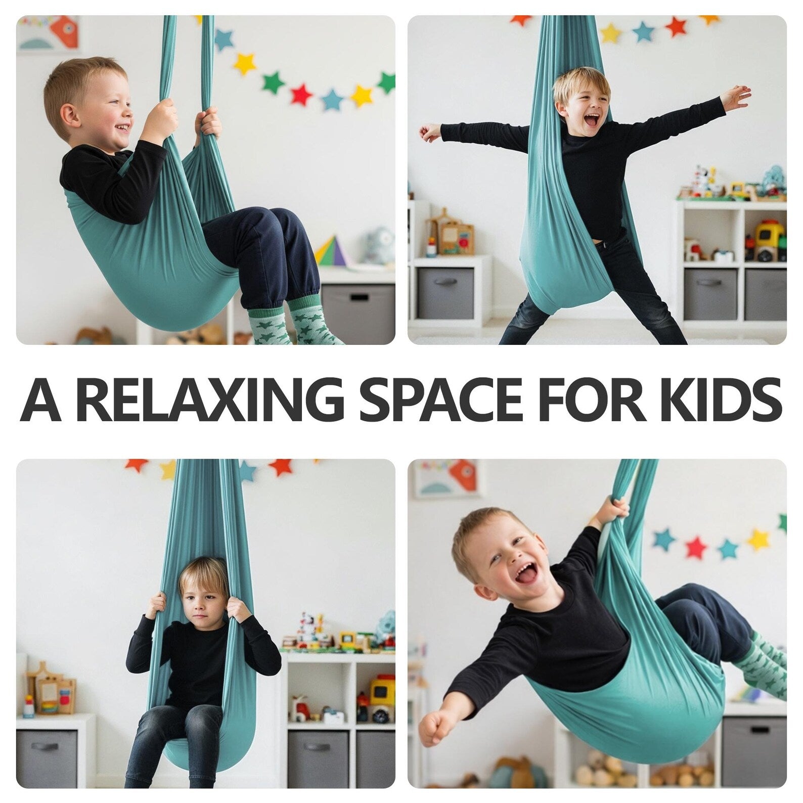 Sensory Cocoon Swing™ – A Calming Space to Relax, Move & Unwind